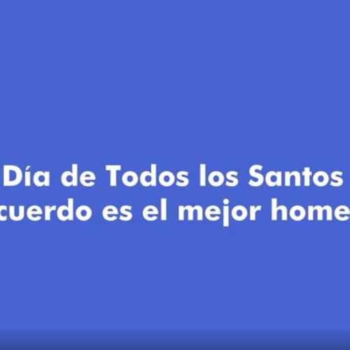 Homenaje Dia de Todos los Santos 2020 Servicios Funerarios de Madrid